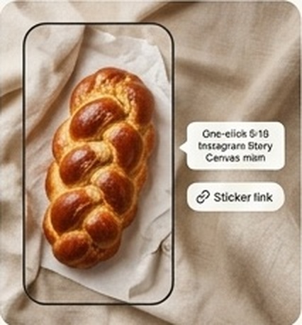 One-click 9:16 Story Canvas